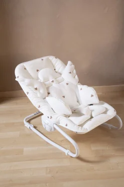 Childhome Coussins Pour Chaise Haute-Ange Coussin Réducteur Universel - Jersey - Hearts