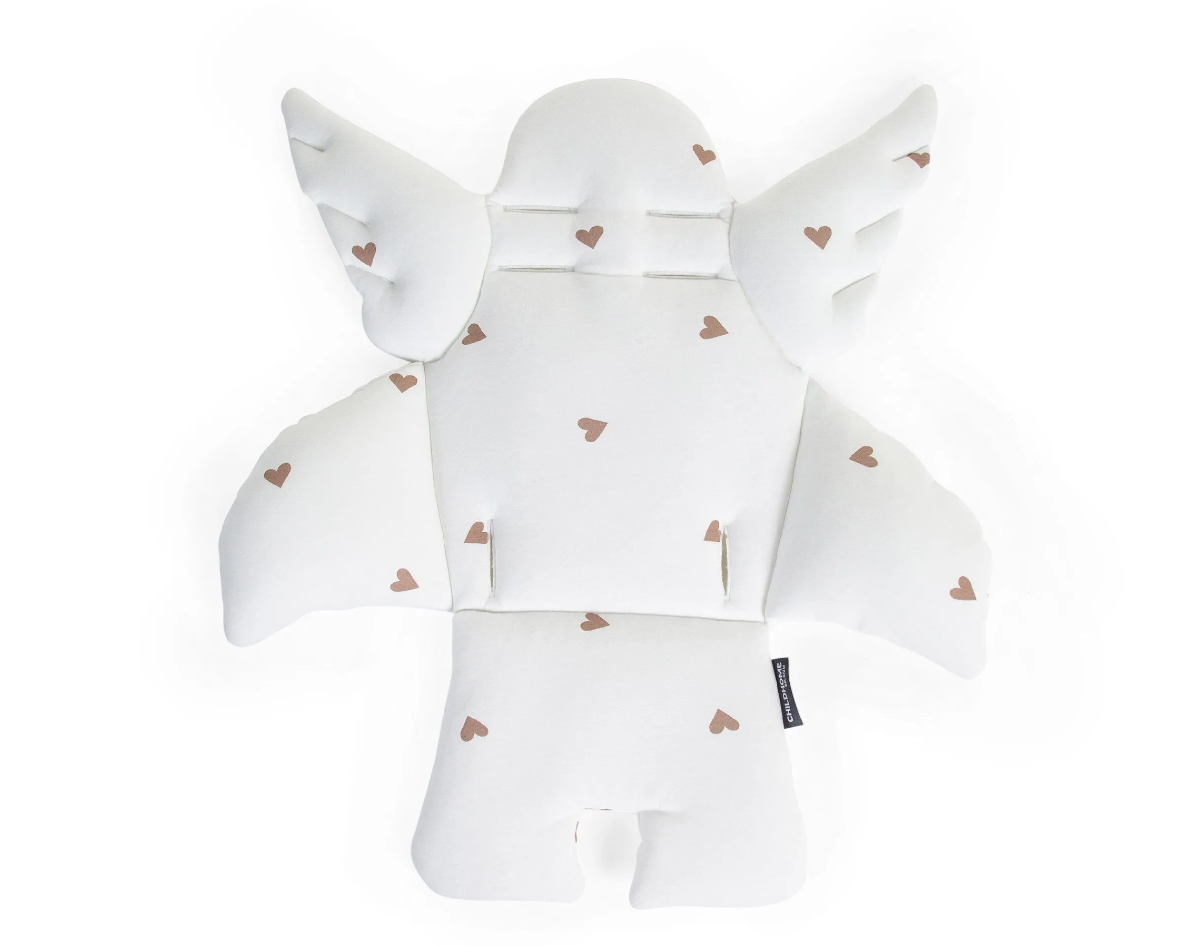Childhome Coussins Pour Chaise Haute-Ange Coussin Réducteur Universel - Jersey - Hearts