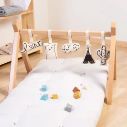 Childhome Jouets-Arche Bébé Figures en Toile - 5pcs