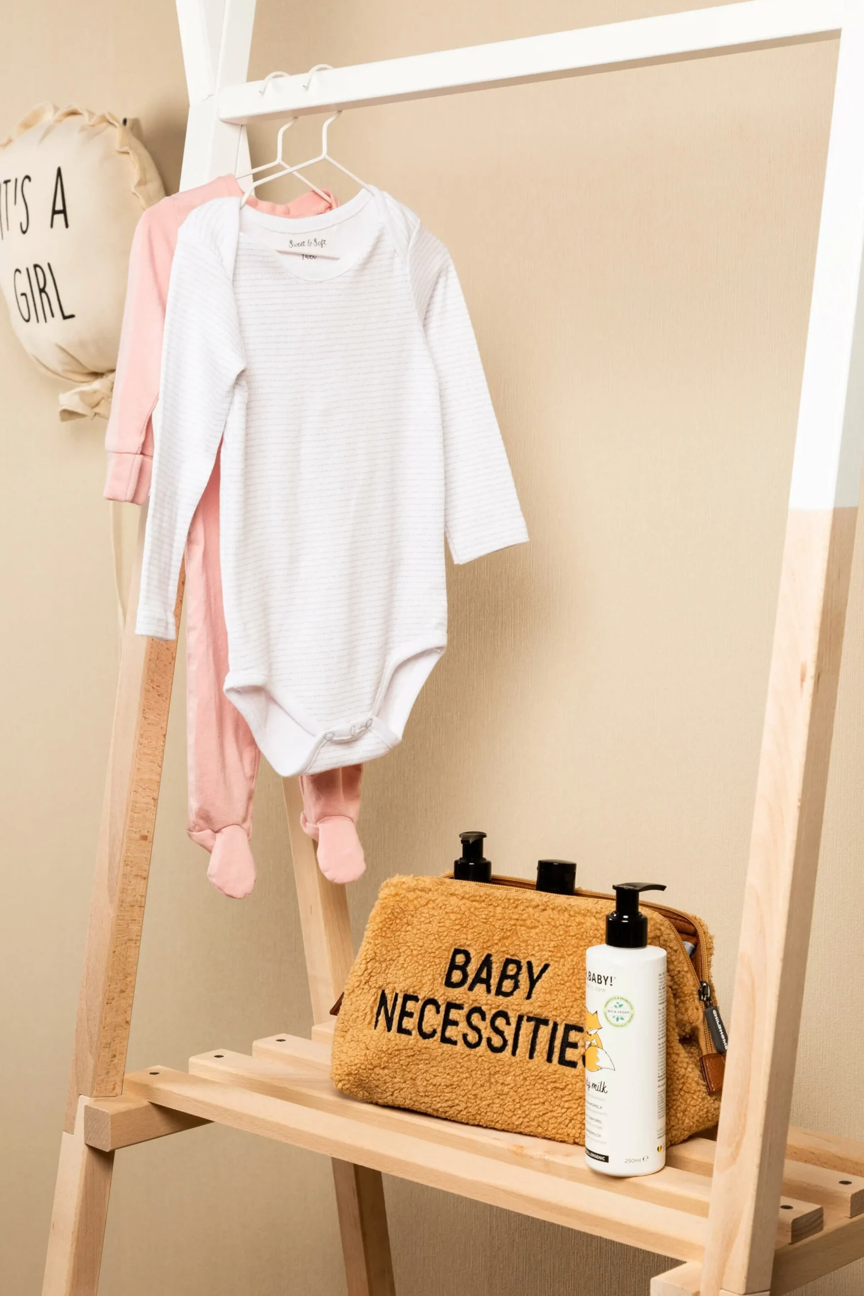 Childhome Baby Necessities|Baby Necessities-Baby Necessities Trousse De Toilette - Teddy Brun