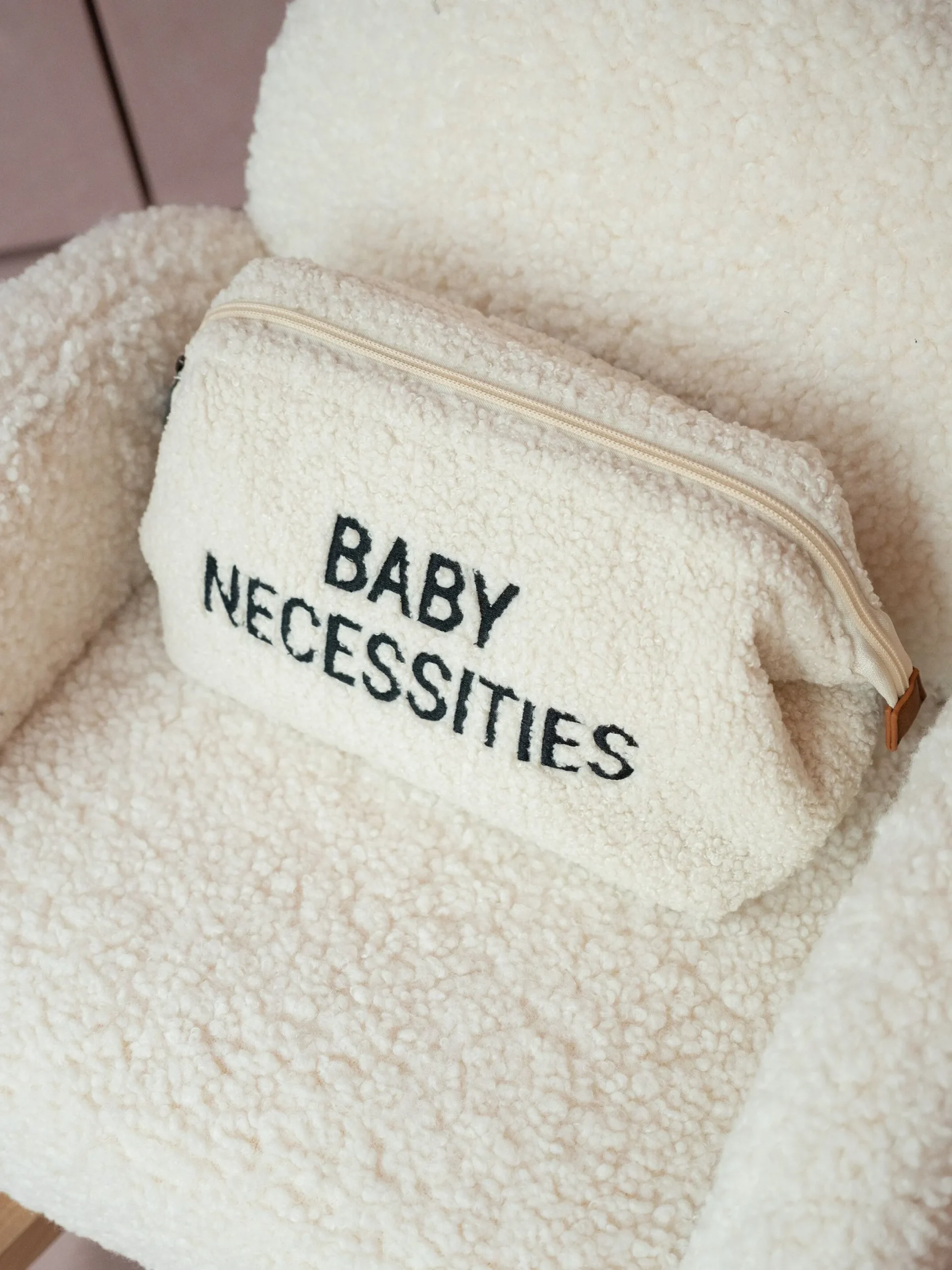 Childhome Baby Necessities|Baby Necessities-Baby Necessities Trousse De Toilette - Teddy - Ecru