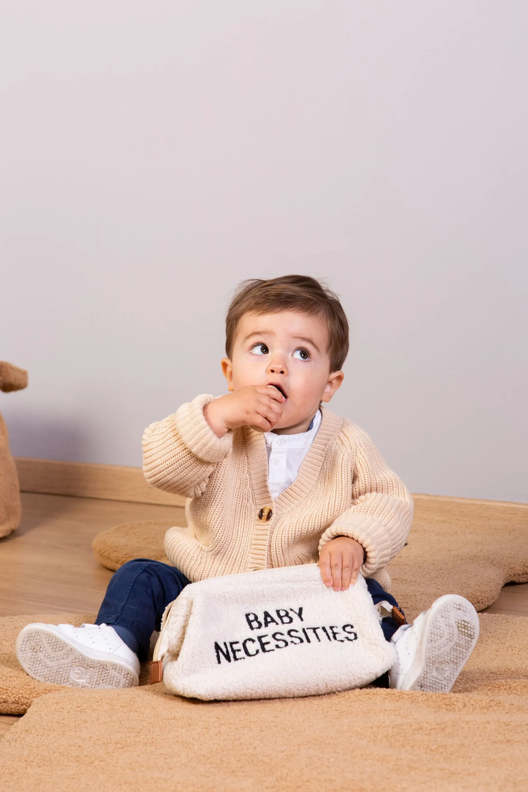 Childhome Baby Necessities|Baby Necessities-Baby Necessities Trousse De Toilette - Teddy - Ecru