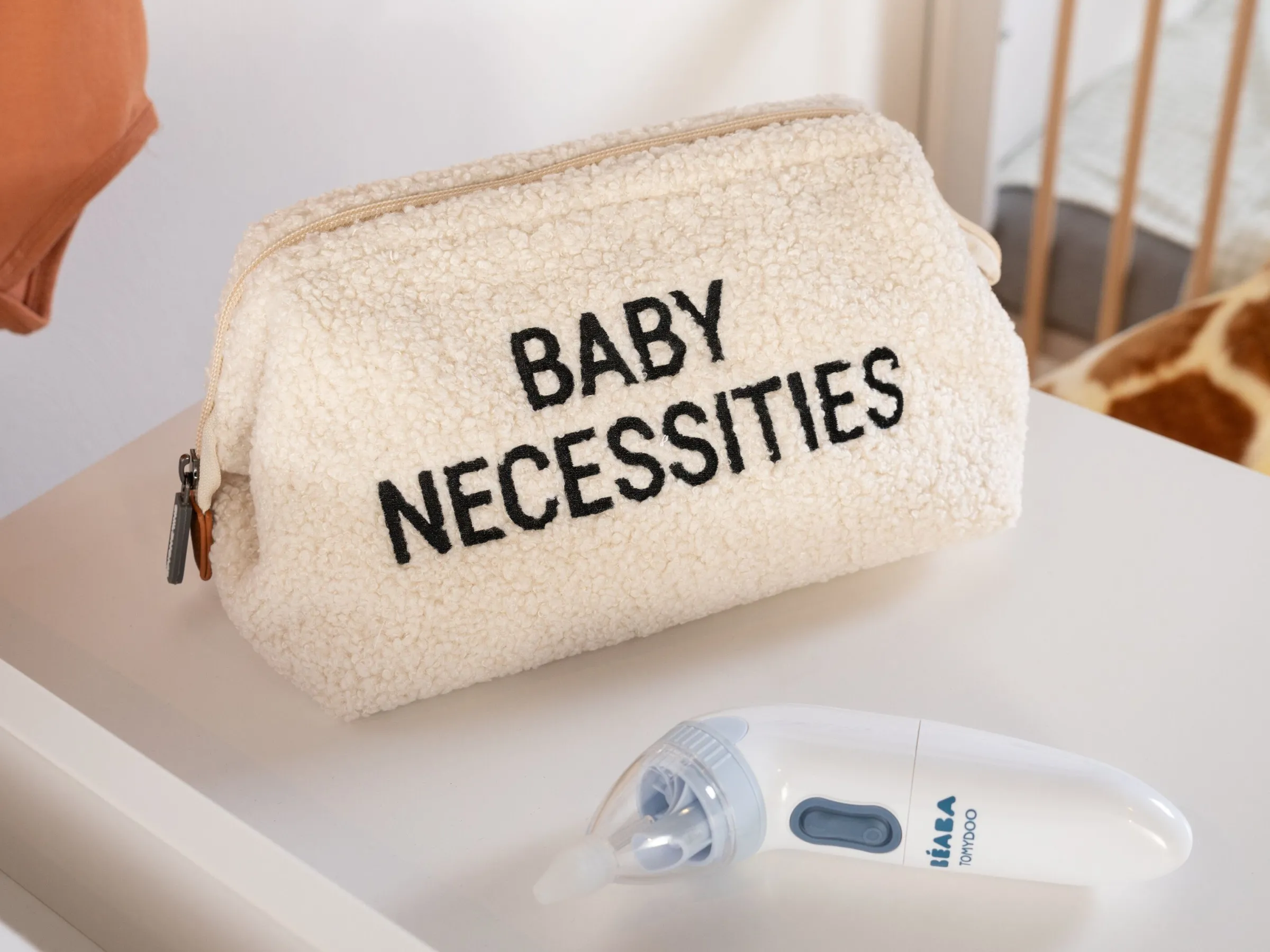 Childhome Baby Necessities|Baby Necessities-Baby Necessities Trousse De Toilette - Teddy - Ecru