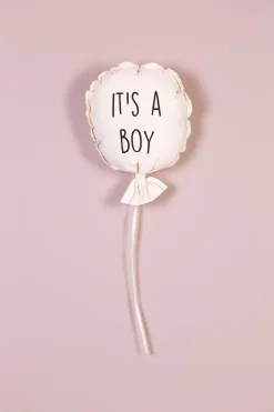 Childhome Articles Décoration Murale-Ballon Toile - It's A Boy - Décoration Murale - 35x26x8 Cm