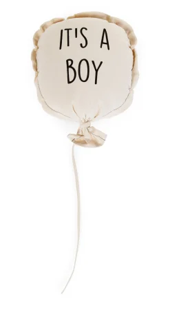 Childhome Articles Décoration Murale-Ballon Toile - It's A Boy - Décoration Murale - 35x26x8 Cm