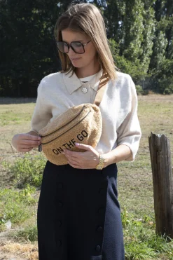 Childhome Banana Bag|Banana Bag-Banana Bag On The Go Sac De Hanche - Teddy Brun