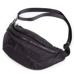 Childhome Banana Bag|Banana Bag-Banana Bag On The Go Sac De Hanche - Matelassé - Noir