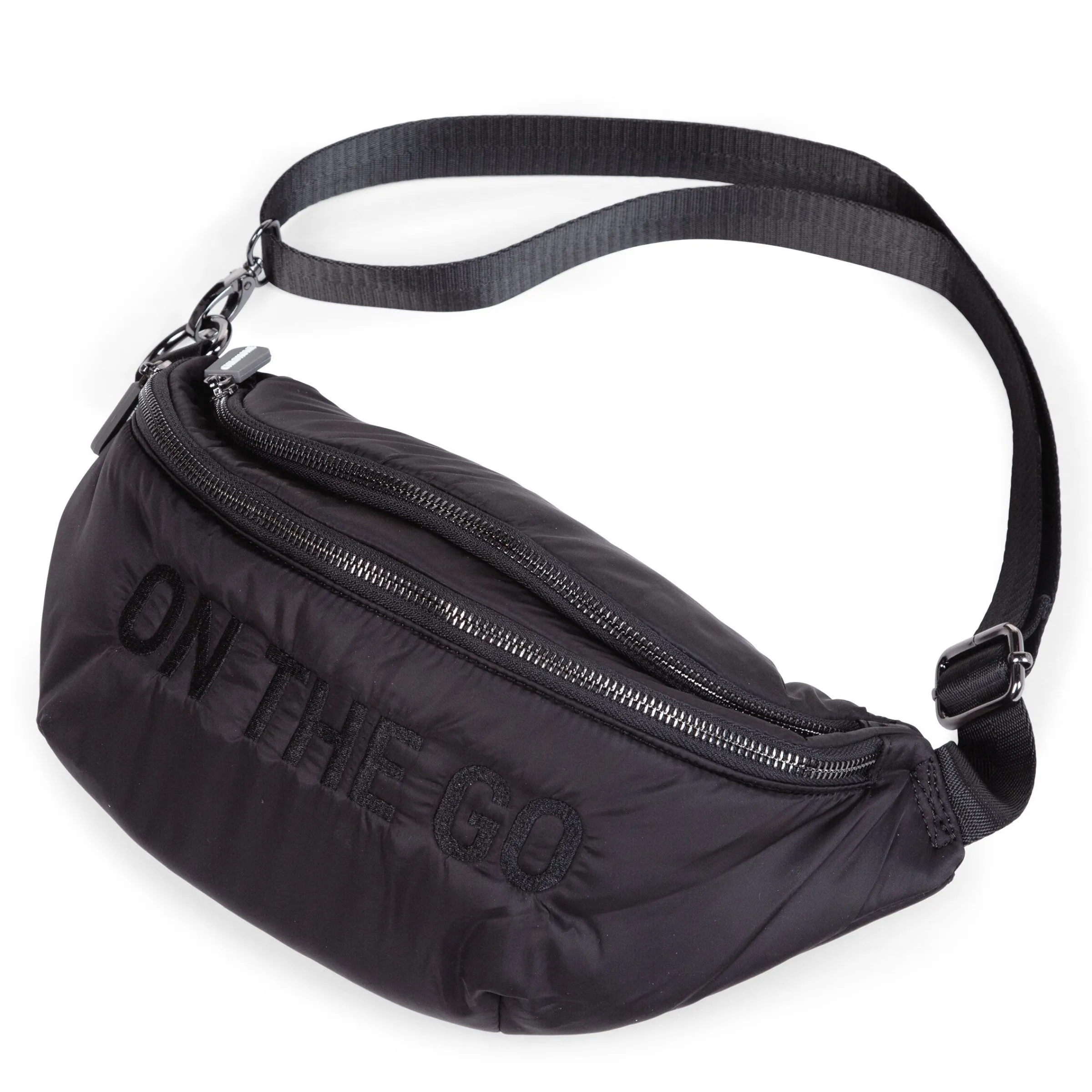 Childhome Banana Bag|Banana Bag-Banana Bag On The Go Sac De Hanche - Matelassé - Noir