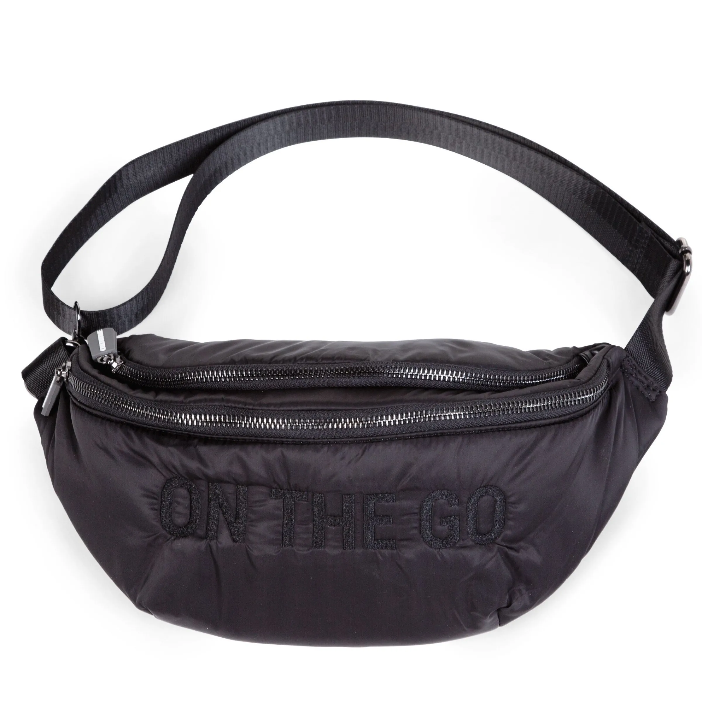 Childhome Banana Bag|Banana Bag-Banana Bag On The Go Sac De Hanche - Matelassé - Noir