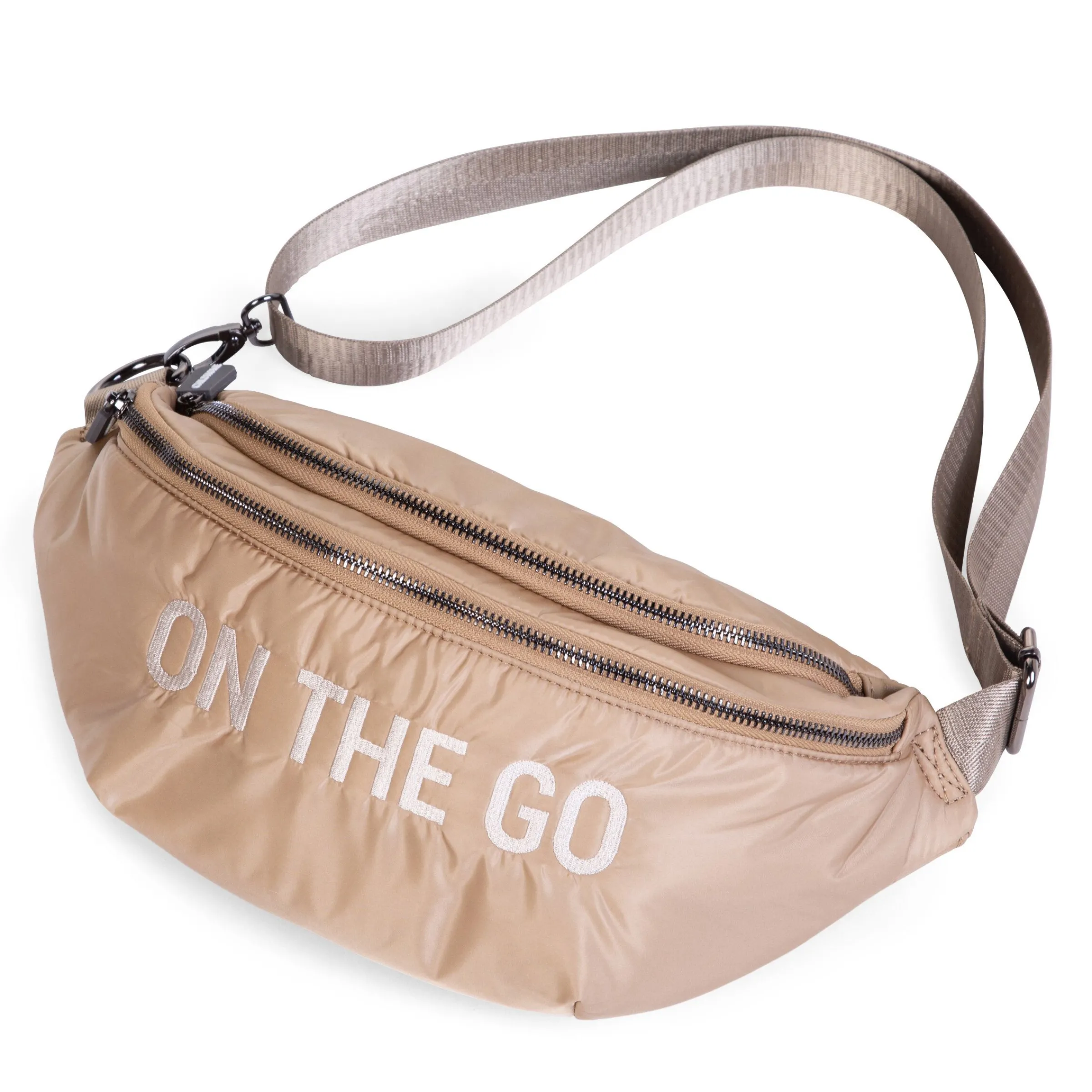 Childhome Banana Bag|Banana Bag-Banana Bag On The Go Sac De Hanche - Matelassé - Beige