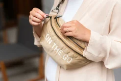 Childhome Banana Bag|Banana Bag-Banana Bag On The Go Sac De Hanche - Matelassé - Beige