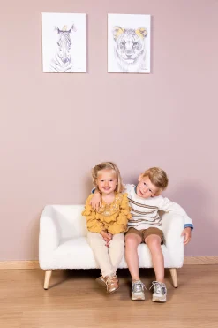 Childhome Chaises Enfants-Banc enfant Teddy offwhite