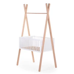 Childhome Cintres & Portes-vêtements|Berceaux & Cododos-Berceau Tipi 50x90 Cm + Etagère