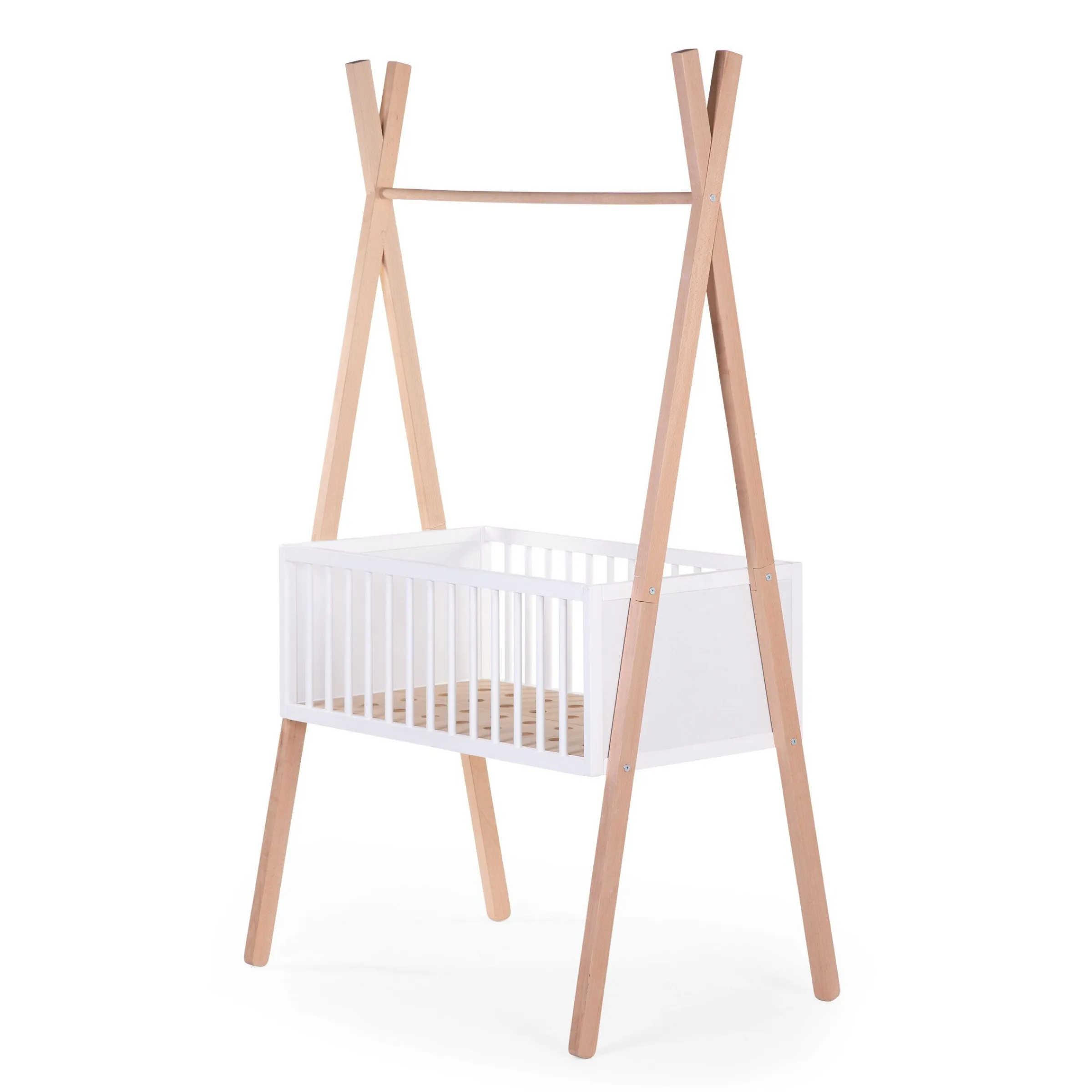 Childhome Cintres & Portes-vêtements|Berceaux & Cododos-Berceau Tipi 50x90 Cm + Etagère