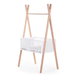 Childhome Cintres & Portes-vêtements|Berceaux & Cododos-Berceau Tipi 50x90 Cm + Etagère