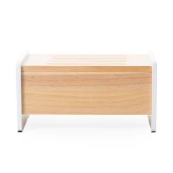 Childhome Marchepied En Bois / Porte-livres-Bois d’étape naturel blanc