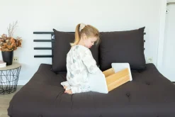 Childhome Marchepied En Bois / Porte-livres-Bois d’étape naturel blanc