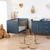 Childhome Lits D'enfant Et De Bébé|Bold Blue-Bold Blue - Lit Evolutif - 70x140 Cm + Lattes