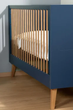 Childhome Lits D'enfant Et De Bébé|Bold Blue-Bold Blue - Lit Evolutif - 70x140 Cm + Lattes