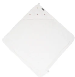 Childhome Capes De Bain-Cape De Bain + Gant - 80x80 Cm - Jersey - Hearts