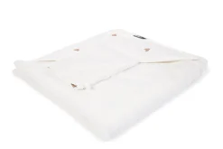 Childhome Capes De Bain-Cape De Bain + Gant - 80x80 Cm - Jersey - Hearts