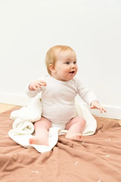 Childhome Capes De Bain-Cape De Bain + Gant - 80x80 Cm - Muslin / Terry Teddy