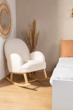 Childhome Fauteuils À Bascule-Chaise A Bascule - Teddy - Ecru
