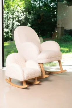 Childhome Fauteuils À Bascule-Chaise A Bascule - Teddy - Ecru