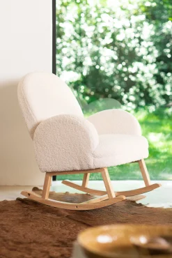 Childhome Fauteuils À Bascule-Chaise A Bascule - Teddy - Ecru