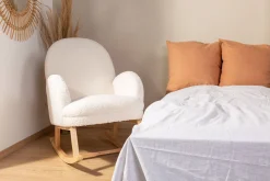 Childhome Fauteuils À Bascule-Chaise A Bascule - Teddy - Ecru