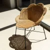Childhome Chaises Enfants-Chaise enfant Fleur en rotin
