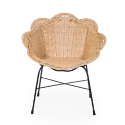 Childhome Chaises Enfants-Chaise enfant Fleur en rotin
