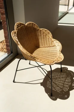 Childhome Chaises Enfants-Chaise enfant Fleur en rotin
