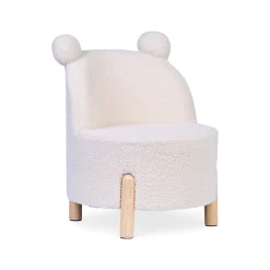 Childhome Chaises Enfants-Chaise Pour Enfants - Teddy - Ecru Naturel