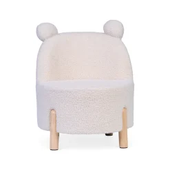 Childhome Chaises Enfants-Chaise Pour Enfants - Teddy - Ecru Naturel