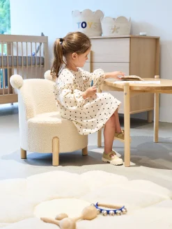 Childhome Chaises Enfants-Chaise Pour Enfants - Teddy - Ecru Naturel