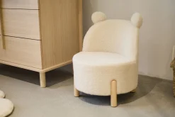 Childhome Chaises Enfants-Chaise Pour Enfants - Teddy - Ecru Naturel
