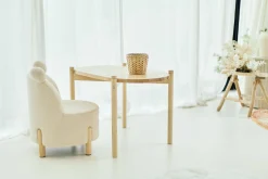 Childhome Chaises Enfants-Chaise Pour Enfants - Teddy - Ecru Naturel