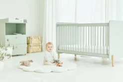 Childhome Paniers De Rangement-Coffre à jouets en rotin jaune 2pcs