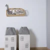 Childhome Paniers De Rangement-Coffre à jouets House gris cassé