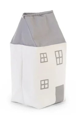 Childhome Paniers De Rangement-Coffre à jouets House gris cassé