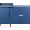 Childhome Commodes|Bold Blue-Commode 4 tiroirs Bleu gras