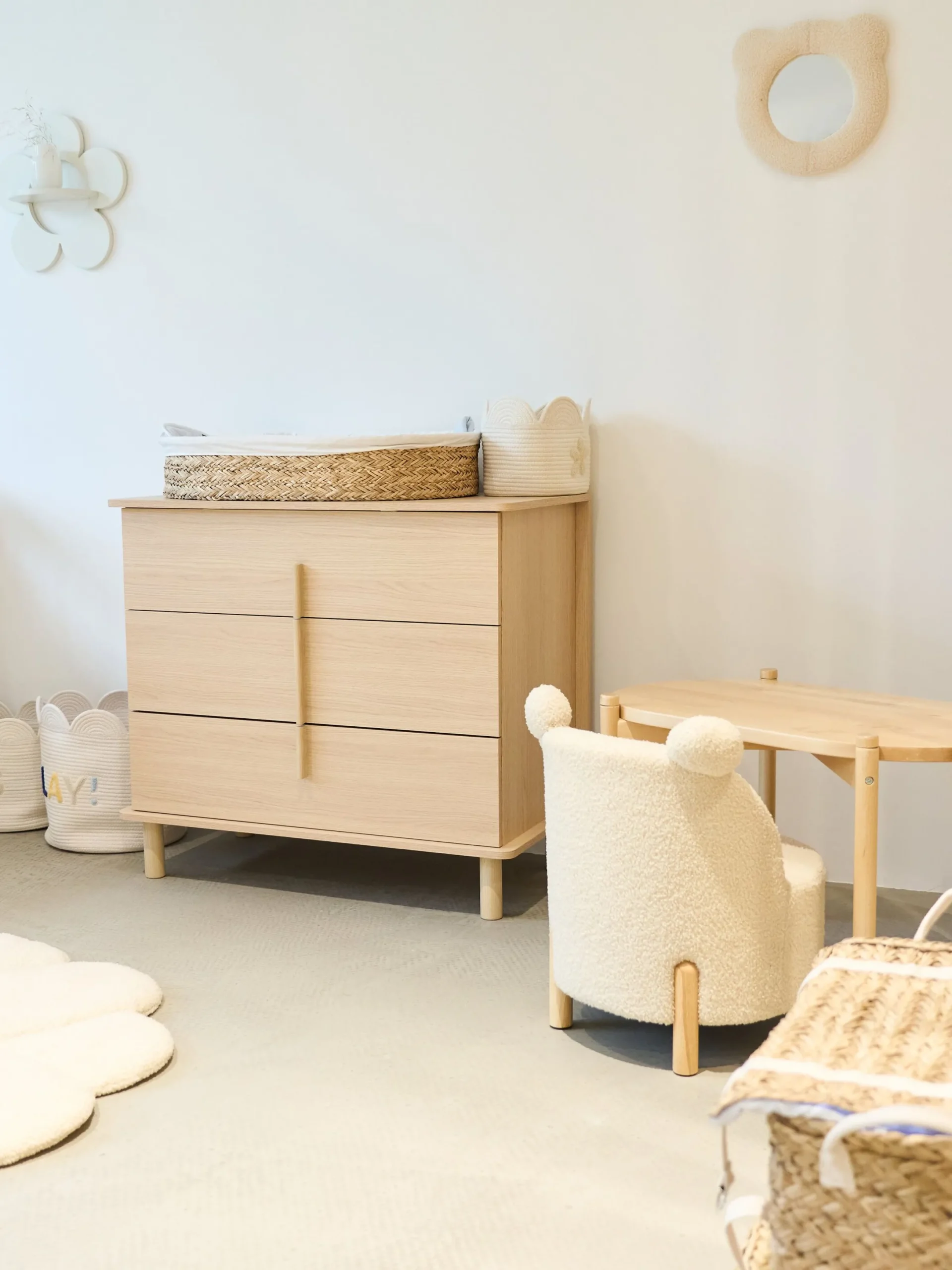 Childhome Commodes|Nordica-Commode 3 tiroirs Nordica naturel