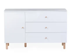 Childhome Commodes|Wonder White-Commode 4 tiroirs Wonder white