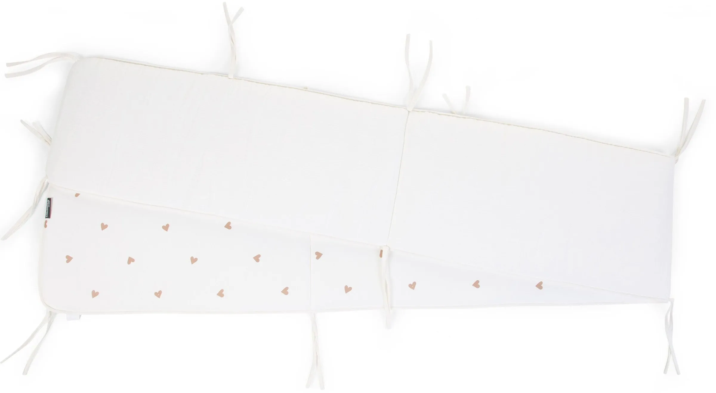 Childhome Protection Parc-Contour De Parc - 35x340 Cm - Jersey + Mousseline - Hearts