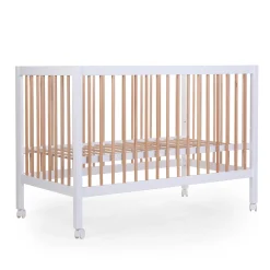 Childhome Lits D'enfant Et De Bébé-COT 97 - Lit de bébé - 120x60Cm - Blanc Naturel