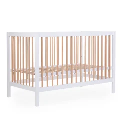 Childhome Lits D'enfant Et De Bébé-COT 97 - Lit de bébé - 120x60Cm - Blanc Naturel
