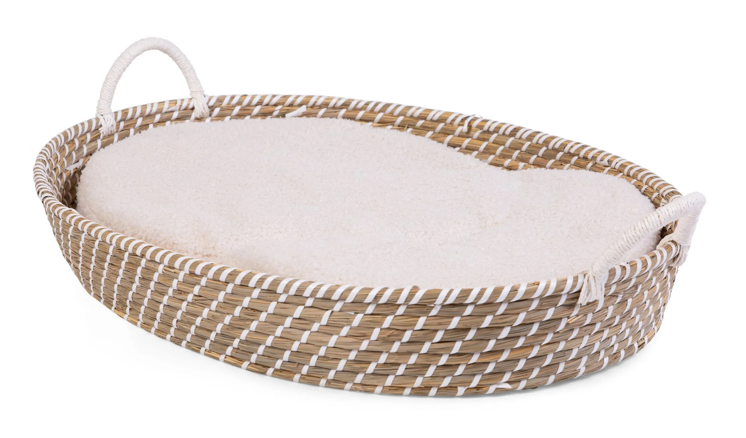 Childhome Habillages-Coussin à langer - Teddy - Ecru