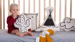 Childhome Coussins Décoratifs-Coussin Décoratif - Toile - Cactus