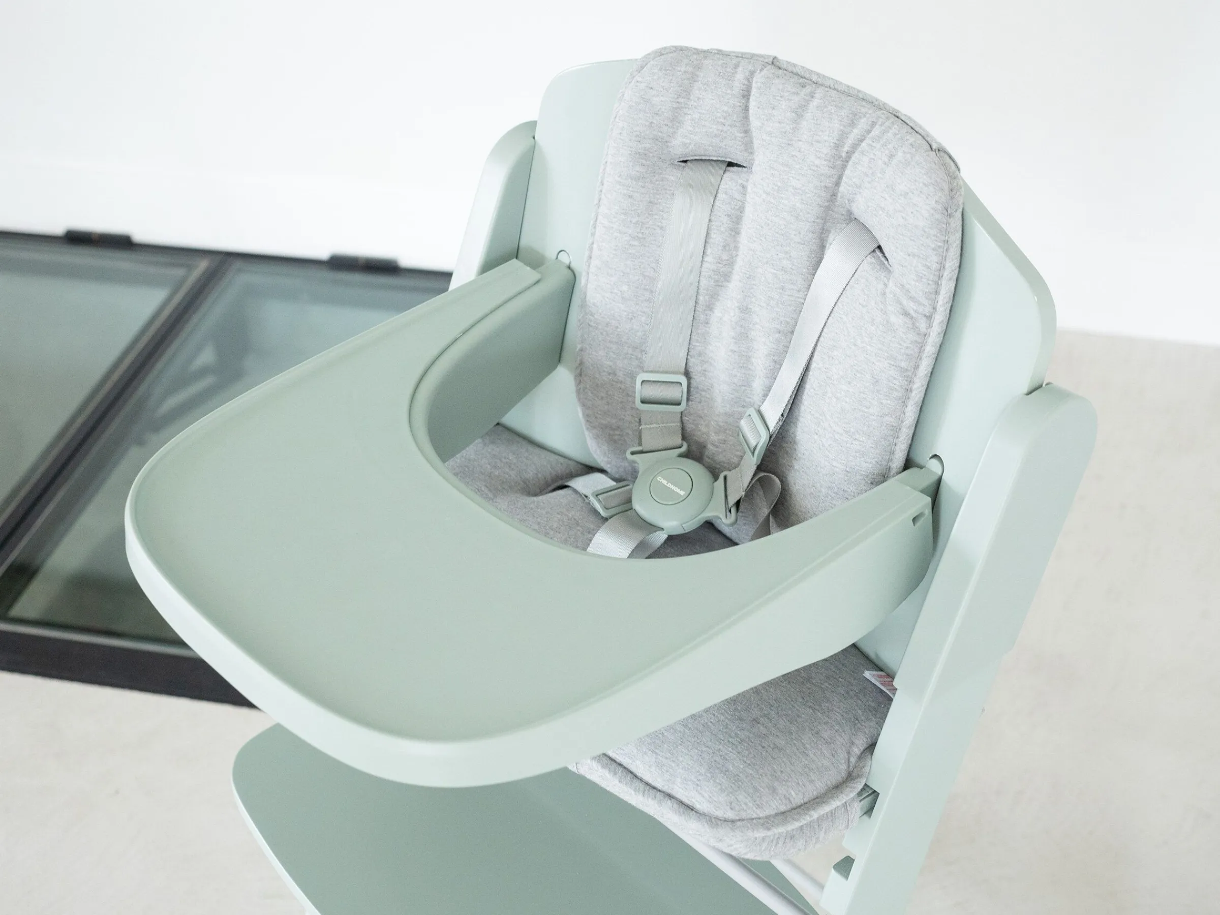 Childhome Coussins Pour Chaise Haute|Evosit-Coussin De Chaise Evosit - Jersey - Gris